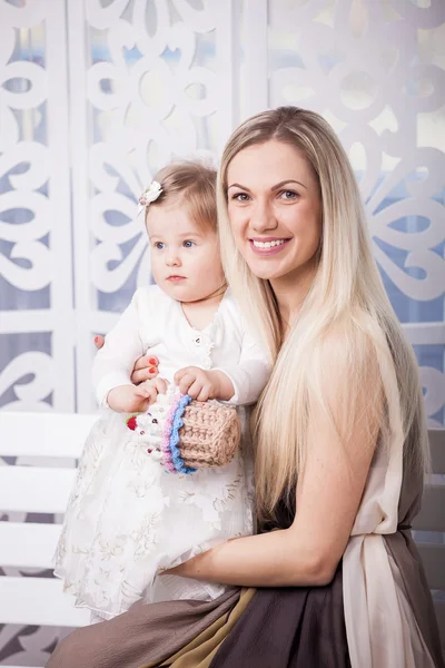 Felice madre e figlia — Foto Stock