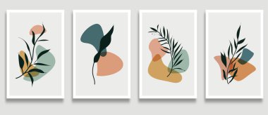 Soyut el çizimi vektör çizimi. modern sanat.