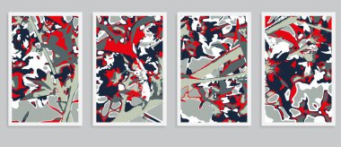 el çizimi soyut desenli kapak tasarımı renkli arkaplan vektörü. vektör sanat illüstrasyonu