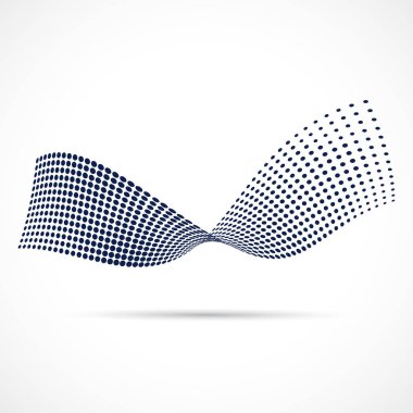 Noktalı soyut yarım ton arkaplan. vektör illüstrasyonu