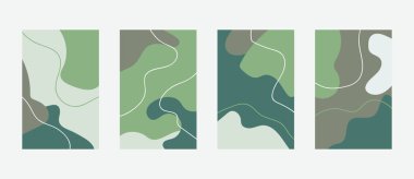 Soyut arka planlar dizisi. vektör illüstrasyonu