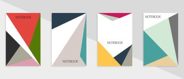 soyut vektör sancak şablonu. renkli geometrik tasarım