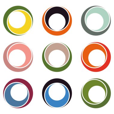 dairesel çerçevelerin vektör kümesi