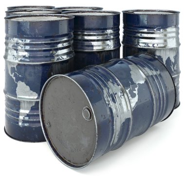 paslı petrol varil ile Dünya Haritası