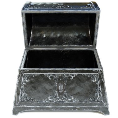 eski metal göğüs