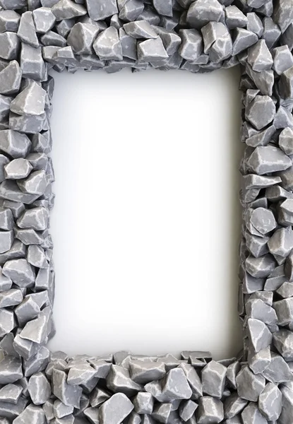 Frame gemaakt van stenen — Stockfoto