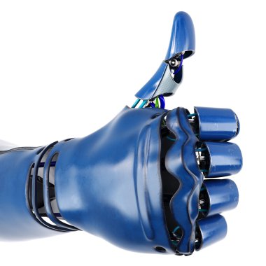 Robot kolu yukarı ile