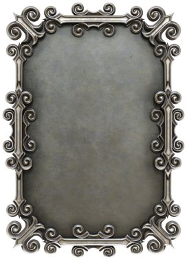 metal plaka çerçeveli