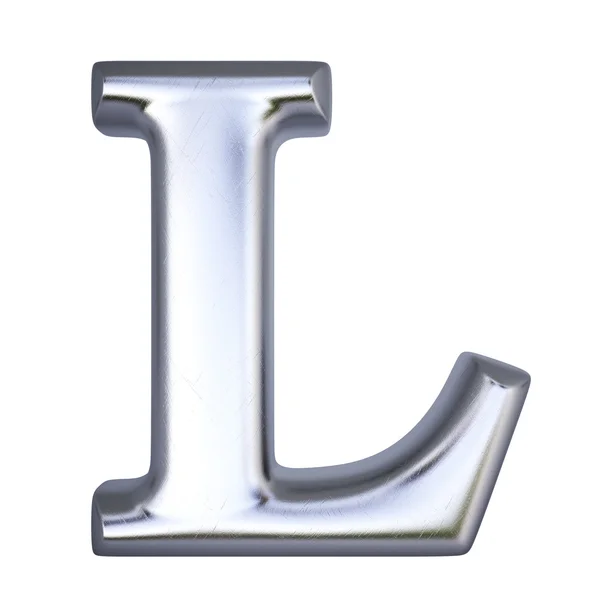 Alfabetet letter l — Stockfoto