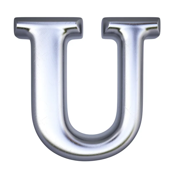 字母表字母 u — 图库照片