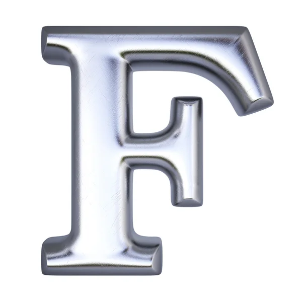 Алфавіту літера F — стокове фото