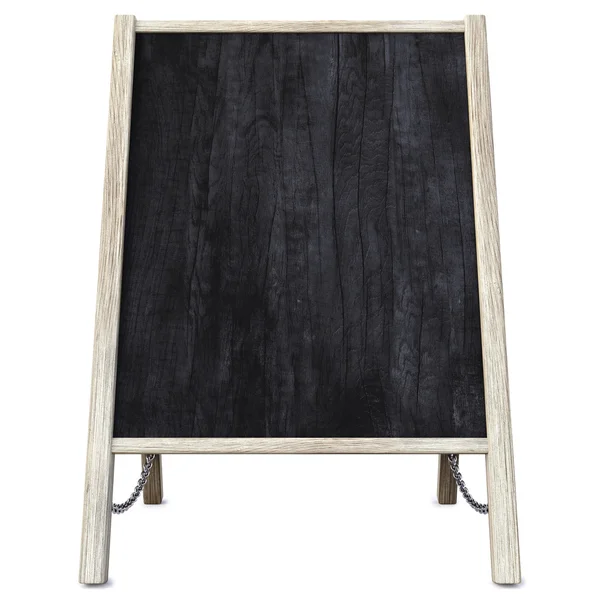 Placa de menu de madeira — Fotografia de Stock