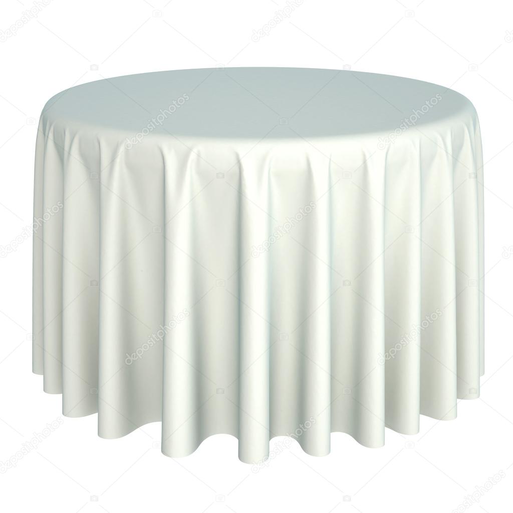 Close-up of white tablecloth