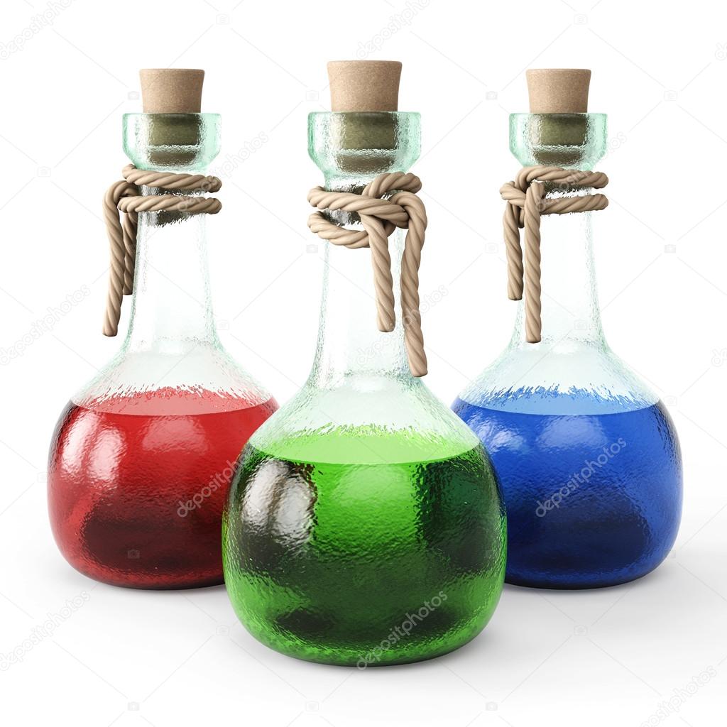 Poison in glass vials