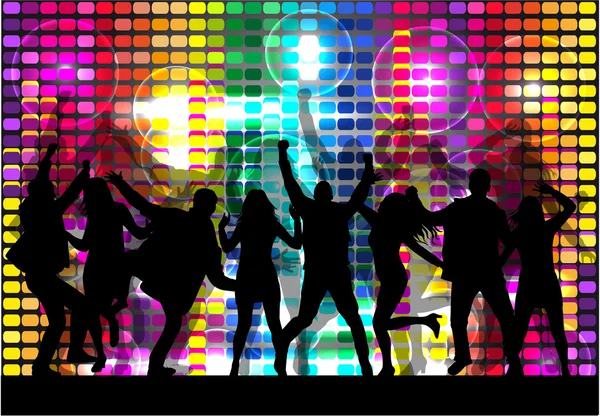 Dans eden insanlar siluetleri.