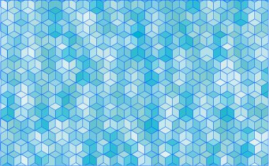 Küpler ile soyut arkaplan.