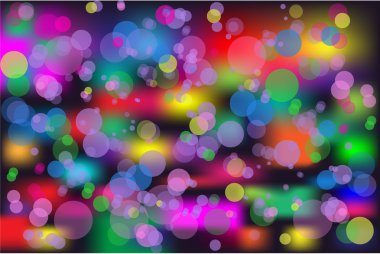 Soyut renkli çember arkaplanı 