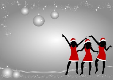 Çocuk siluetleri. Vektör