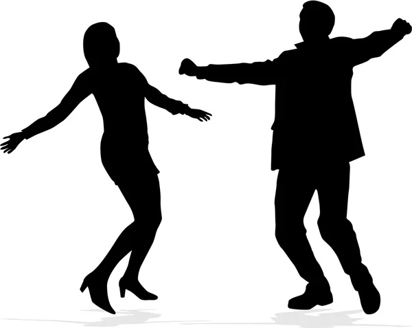 Silhouettes conceptuelles des personnes  . — Image vectorielle