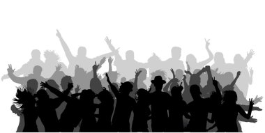 Dans eden insanlar siluetleri.