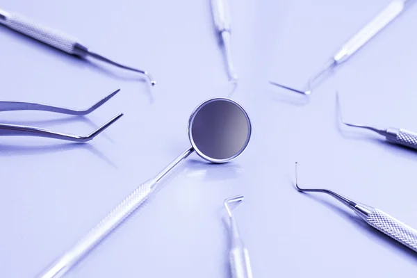 Professionele tandheelkundige gereedschappen — Stockfoto
