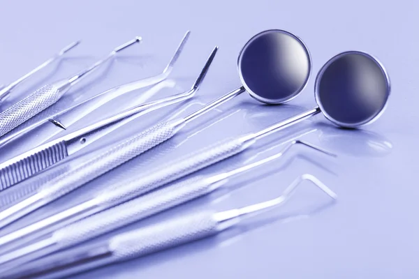 Closeup από επαγγελματικά Οδοντιατρικά εργαλεία. — Φωτογραφία Αρχείου