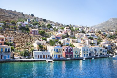 Symi güzel şehir. Yeryüzündeki cennet