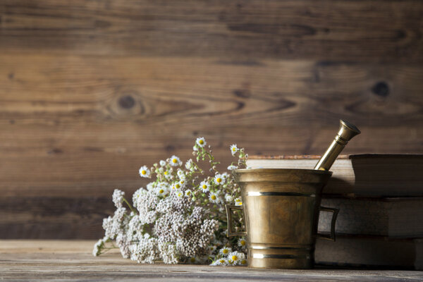 The ancient natural medicine, herbs and medicines