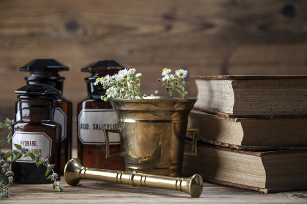 The ancient natural medicine, herbs and medicines