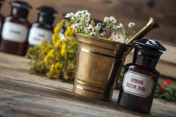 The ancient natural medicine, herbs and medicines — Stock Photo, Image