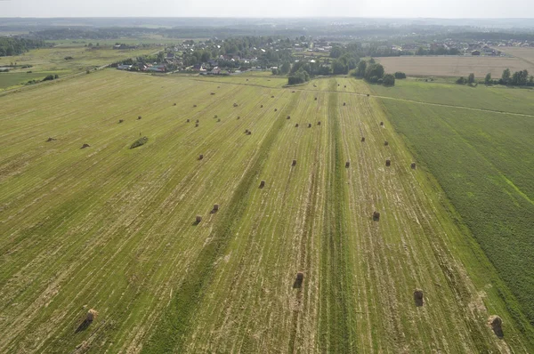 Vue aérienne - paysage rural — Photo