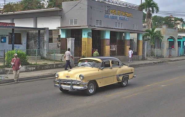 Finca Cuba Ocak 2018 Sokaktaki Klasik Araba — Stok fotoğraf