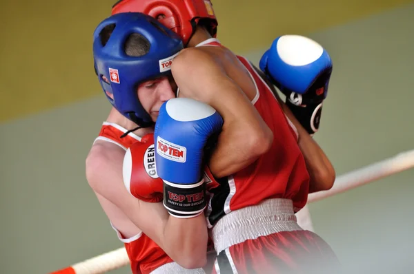Junior boxing tournament — Stock Photo, Image