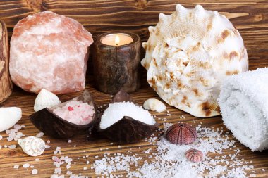 Deniz tuzu ile kavram spa