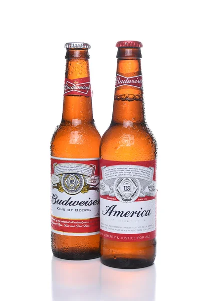 Budweiser och Amerika flaska — Stockfoto