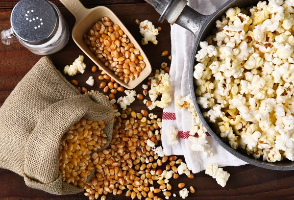 Making Popcorn Still Life — Stock Photo, Image