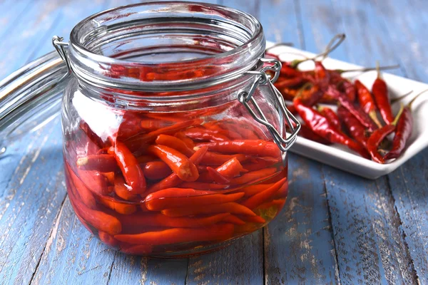 Savanyított Chili paprika — Stock Fotó