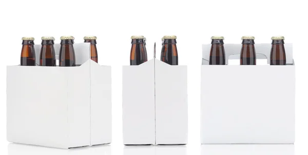 Tres paquetes de seis cervezas — Foto de Stock