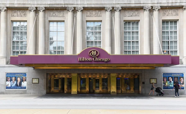 Отель Хилтон Чикаго — стоковое фото