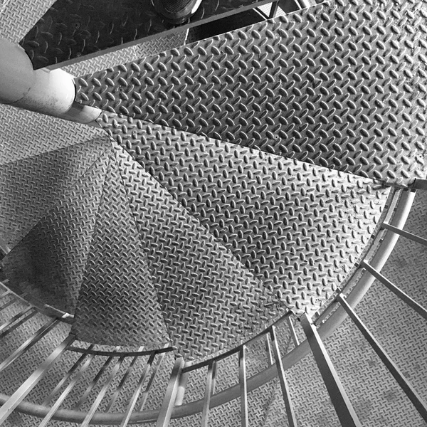 Escada em espiral Detalhe — Fotografia de Stock