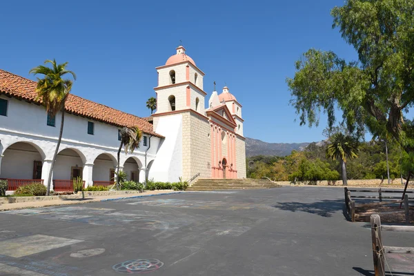 Mission Santa Barbara Plaza — Zdjęcie stockowe