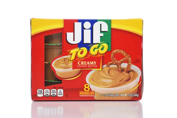 Irvine Kalifornien Nov 2020 Ein Zählpaket Jif Creamy Penaut Butter — Stockfoto