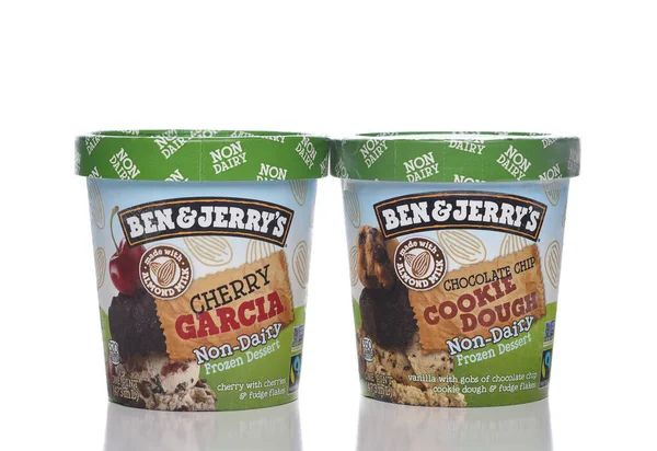 Irvine California Nov 2020 Two Cartons Ben Jerrys Non Dairy — 스톡 사진