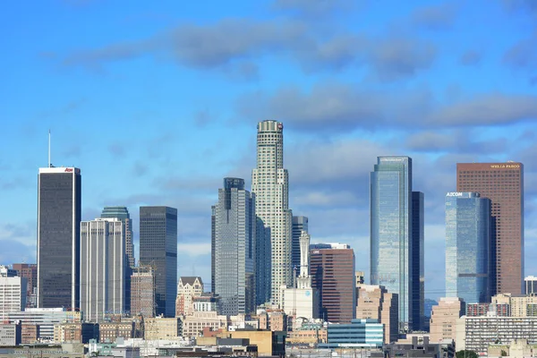 Los Angeles February 2019 Los Angeles Skyline Looking West — Foto de Stock
