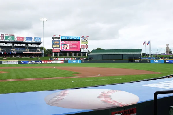 Rock Texas 21017年5月22日 Dell Diamond Stadium このフィールドには テキサス レンジャーズのAaa系列のマイナーリーグであるRound Rock — ストック写真