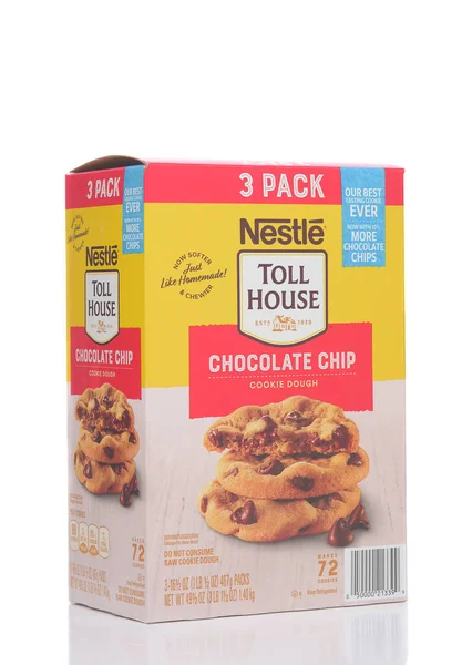 Irvine Kalifornien Maj 2021 Pack Låda Nestlé Toll House Choklad — Stockfoto