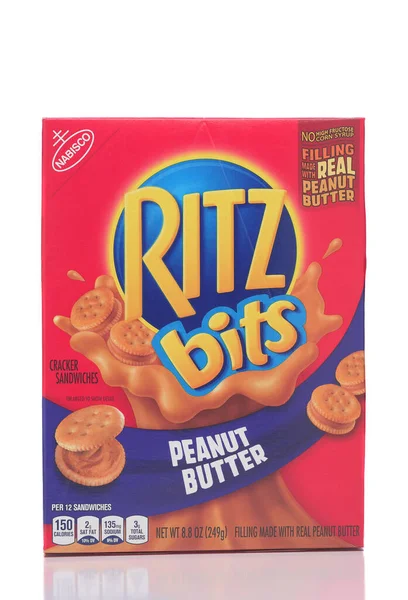 Irvine California May 2021 Box Ritz Bits Peanut Butter Nabisco — Stock Photo, Image