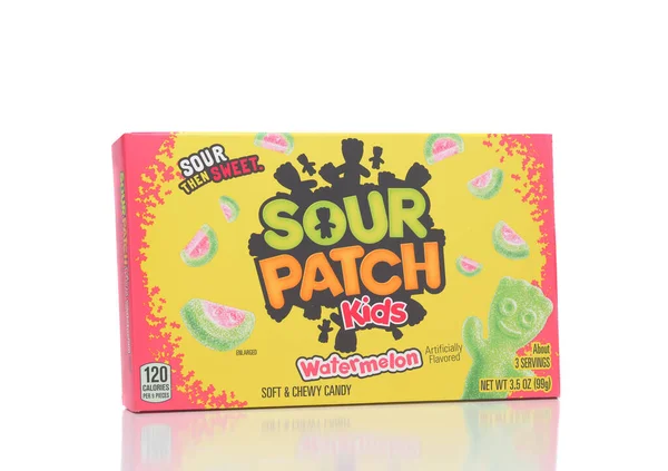 Irvine California May 2021 Box Sour Patch Children Watermelon Candy — стокове фото