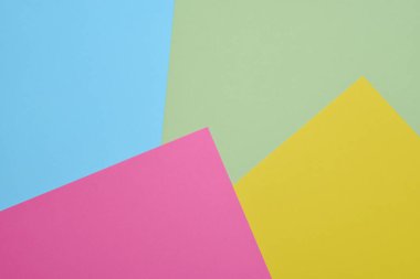 Pastel renklerin arka planı. Düz görünüm minimalizmi kavramı.