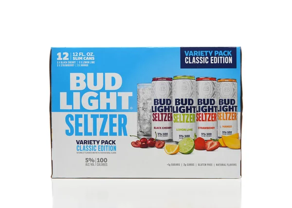 Irivne Kalifornien Juli 2021 Bud Light Seltzer Citronlime Mango Jordgubbar — Stockfoto